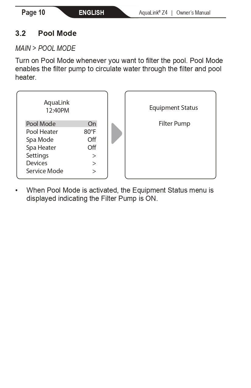 AquaLink® Z4 Pool & Spa Automation System Manual | Zodiac | Pool