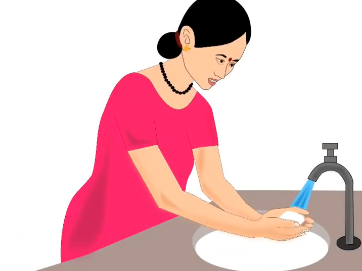 Cross cradle hold for breastfeedingKannada