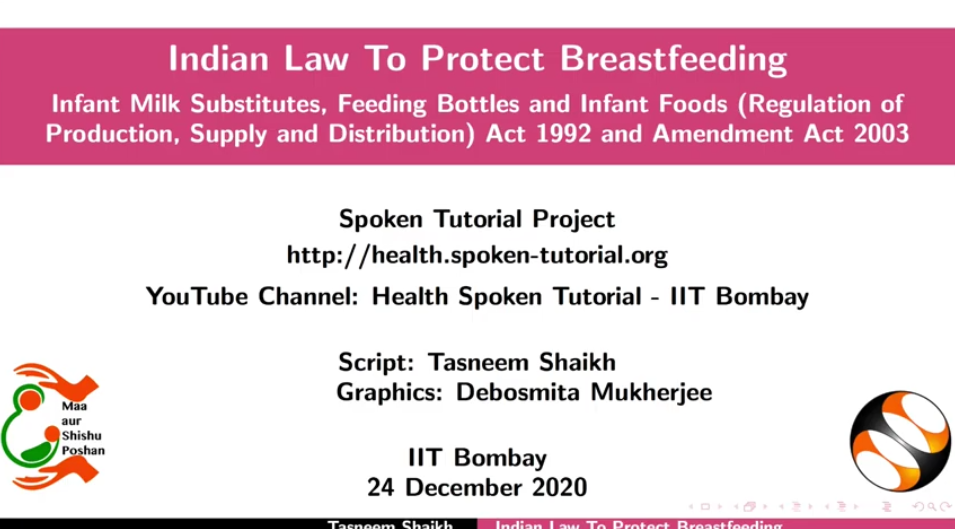 Indian Law to Protect BreastfeedingTamil