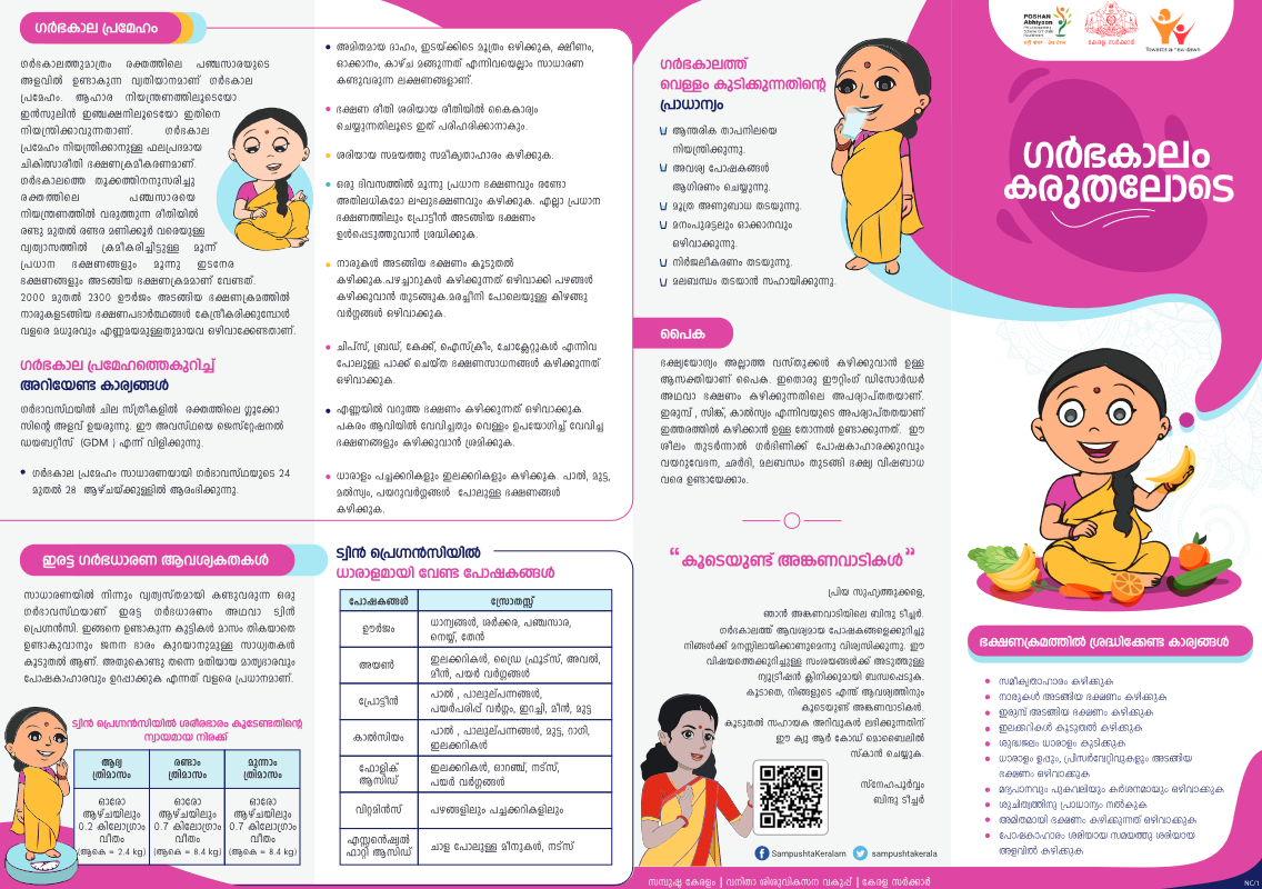 Pamphlet for pregnant women need for care