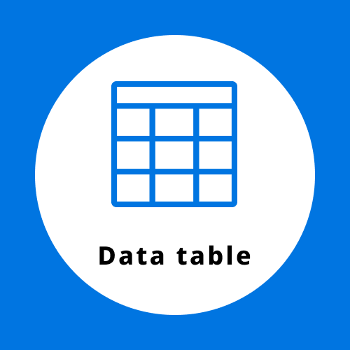 Data Table Layout